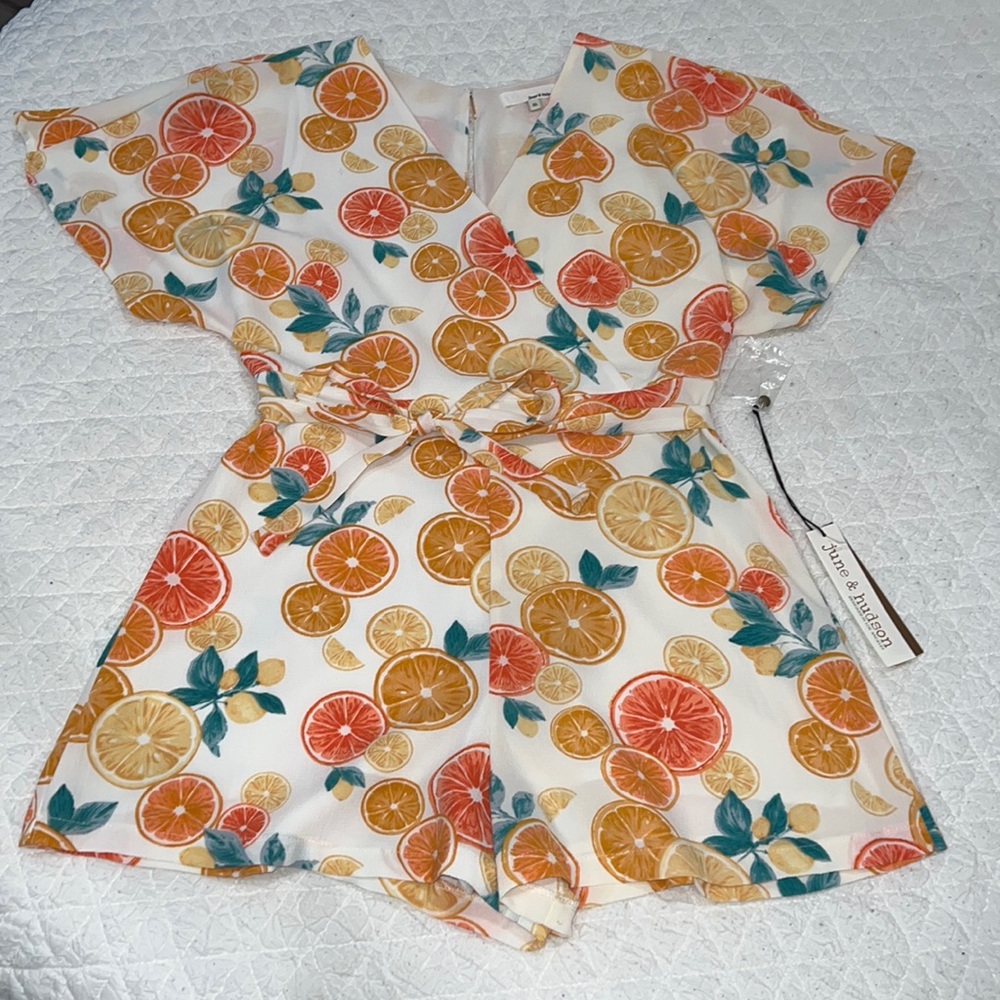 NWT June & Hudson fruit romper